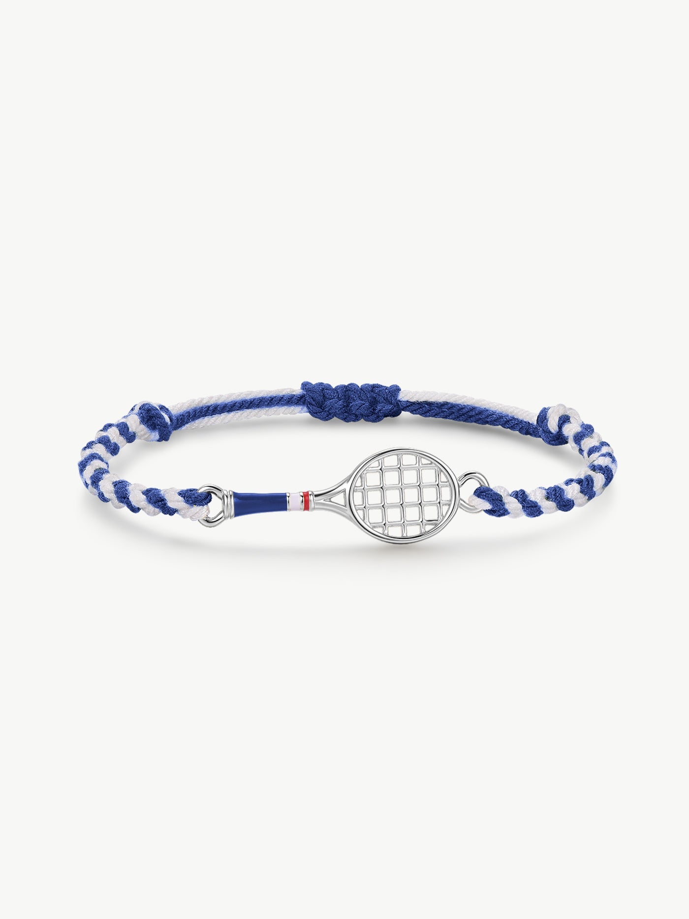 Tennis Racquet Cord Bracelet (Brown)