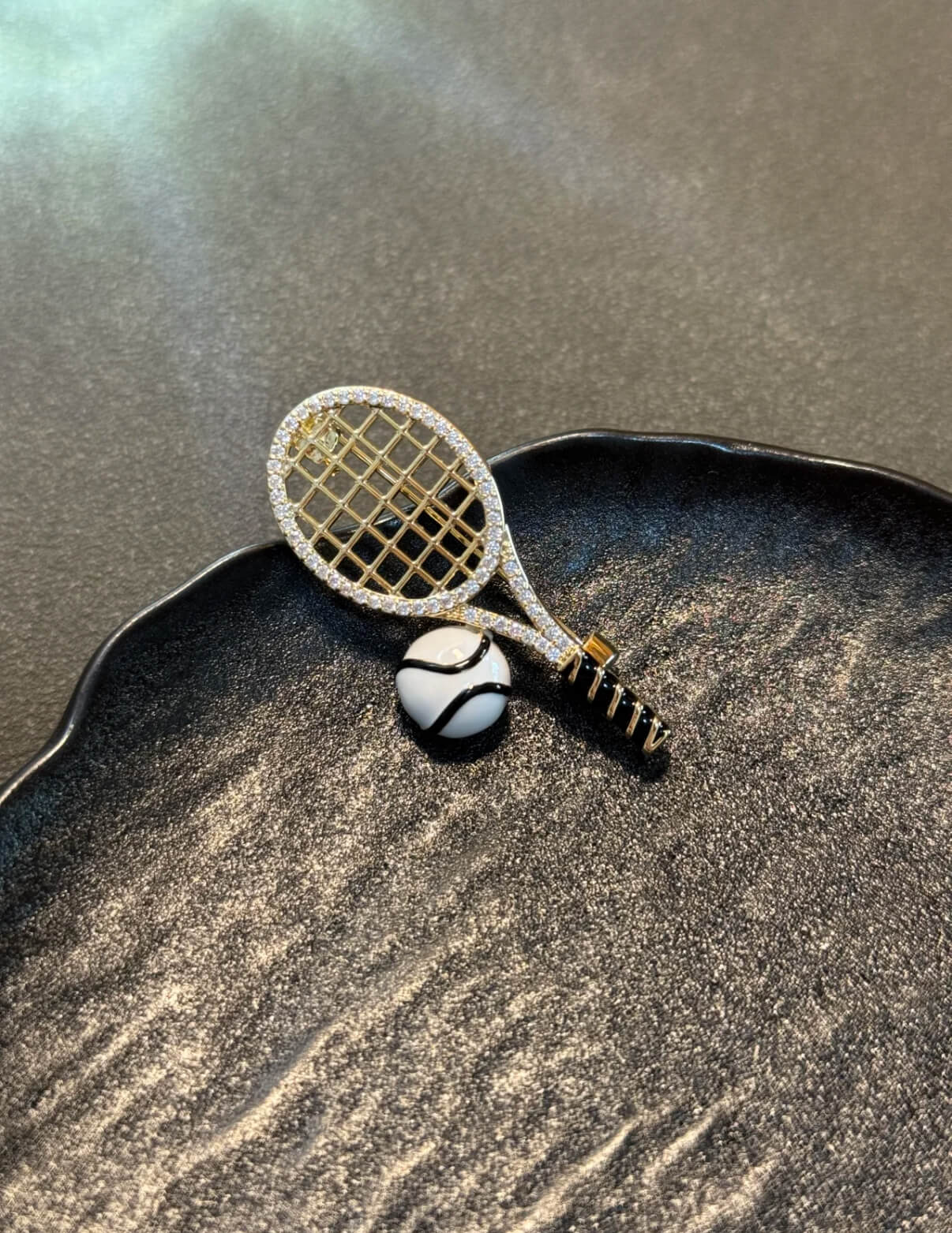 Limited-Edition Tennis Brooch – Only 100 Produced | FREE With $79+ Order | Not Sold Separately