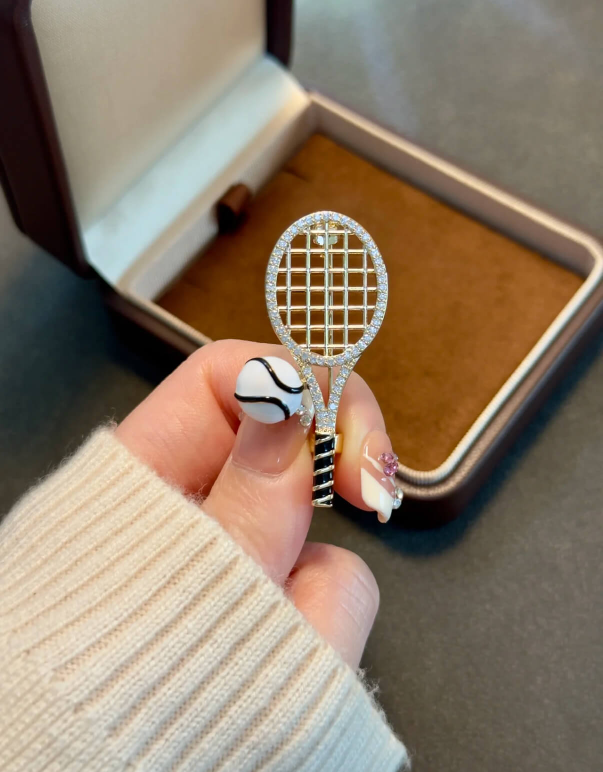 Limited-Edition Tennis Brooch – Only 100 Produced | FREE With $79+ Order | Not Sold Separately