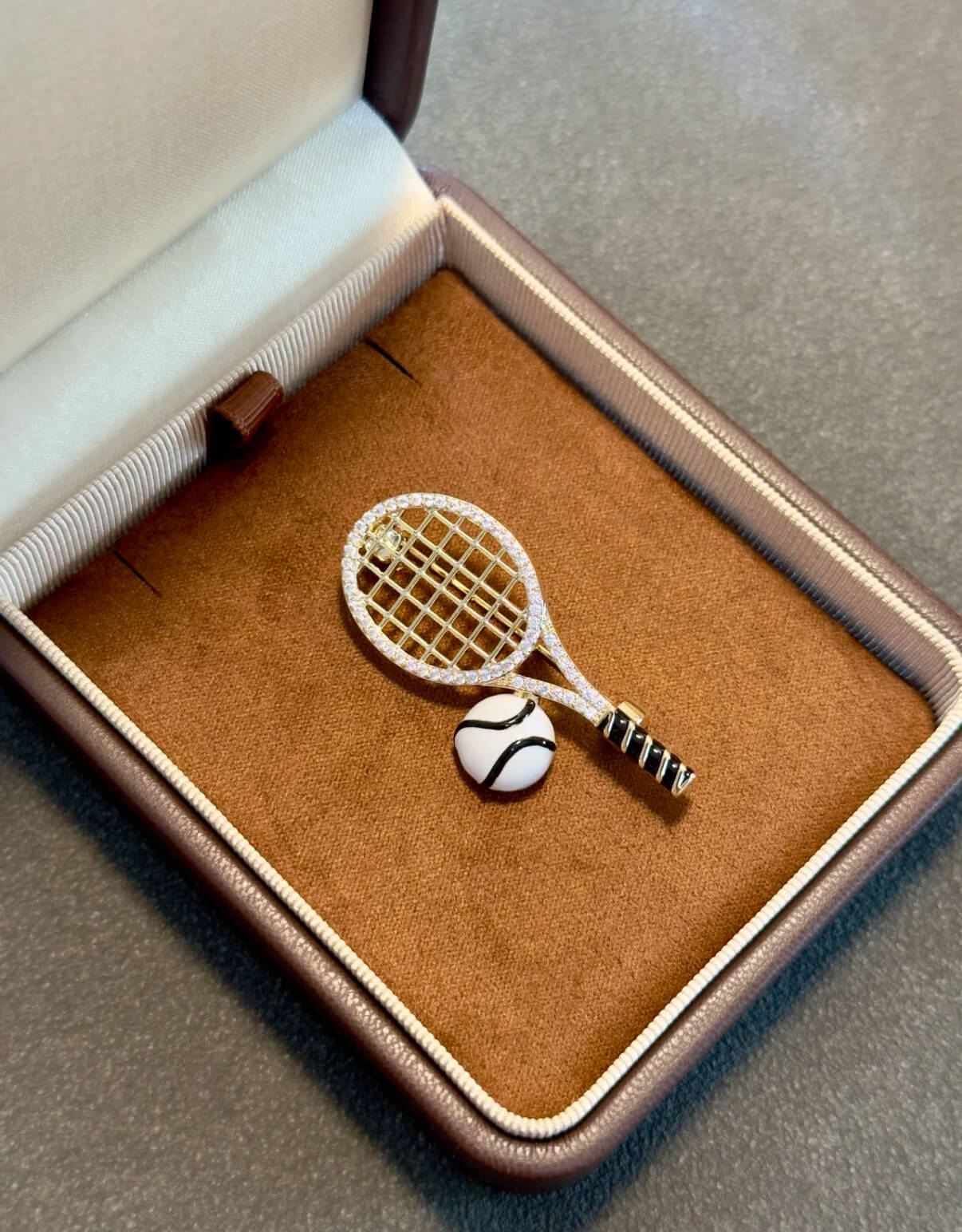 Limited-Edition Tennis Brooch – Only 100 Produced | FREE With $79+ Order | Not Sold Separately