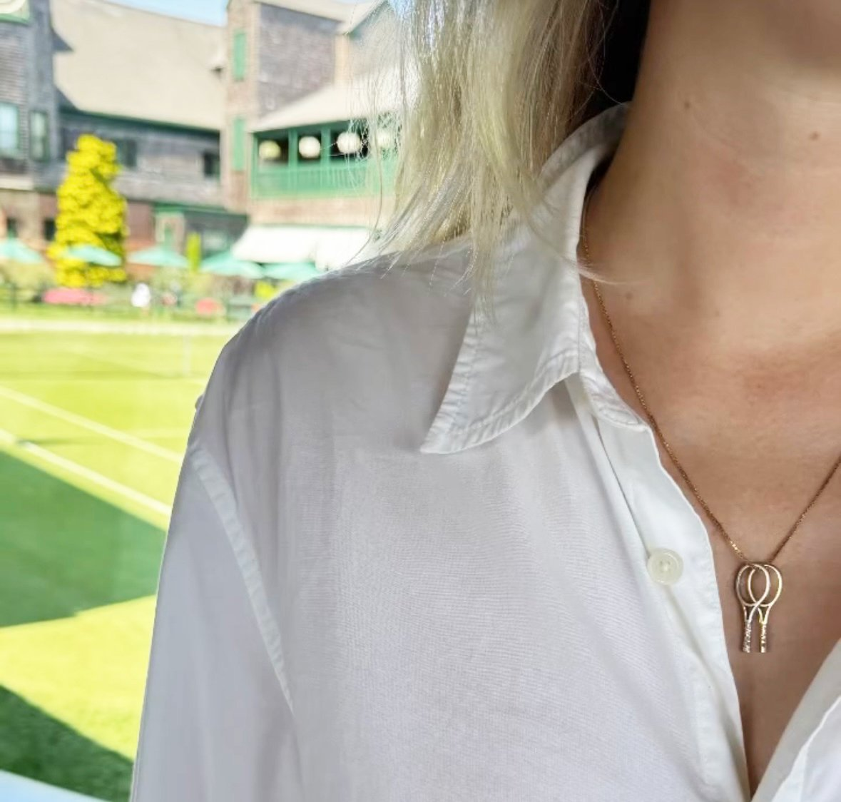 Tennis Racquet Pendant