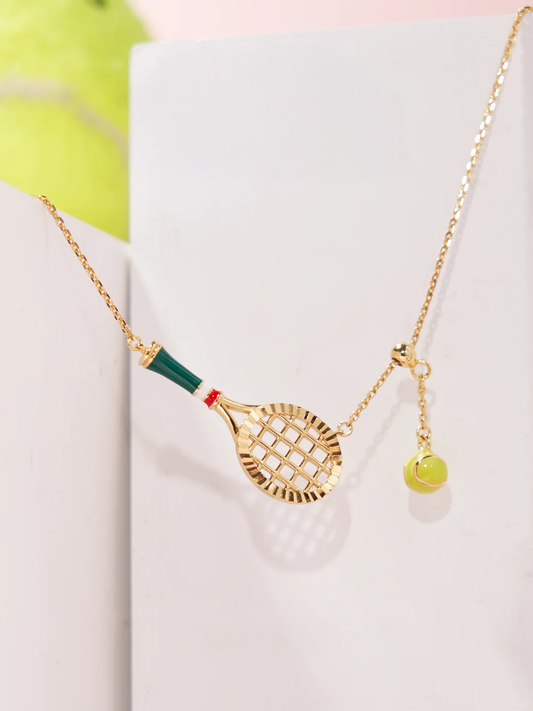 Clubhouse Racket Necklace