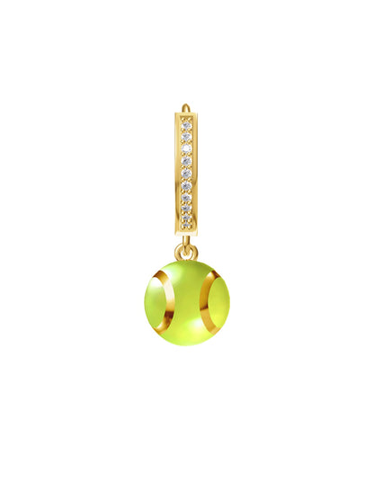 Tennis earrings (Green)