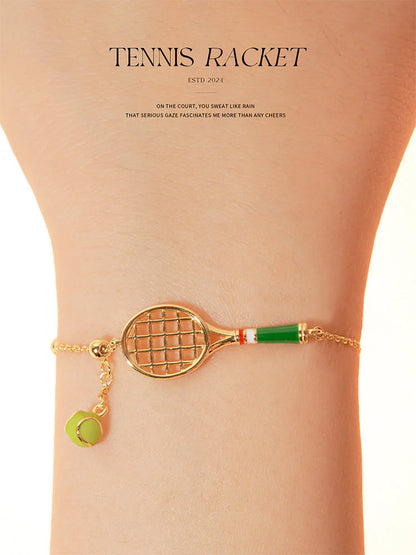 Tennis Racquet Bracelet