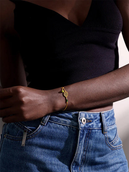 Tennis Racquet Bracelet