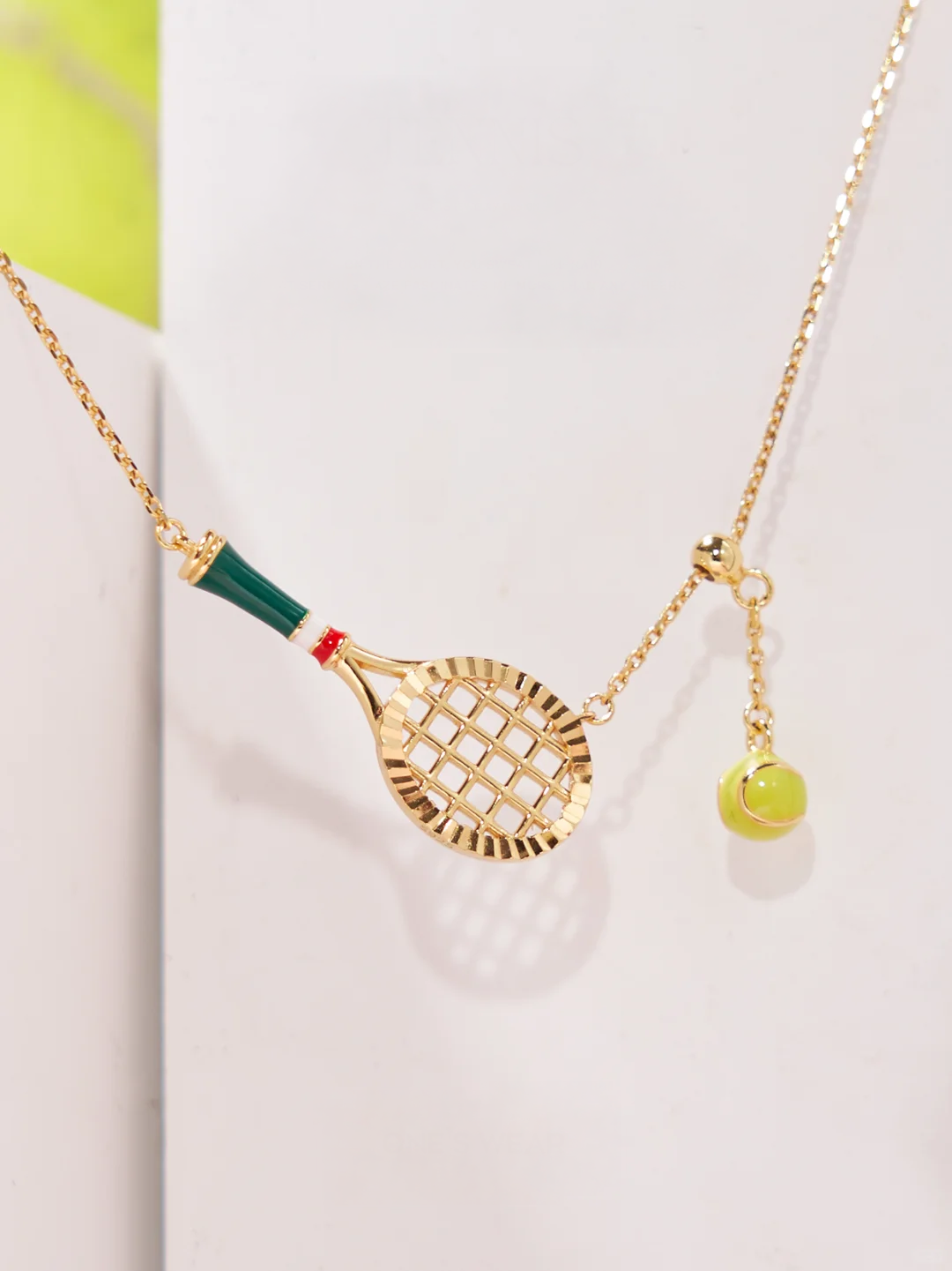 Clubhouse Racket Necklace