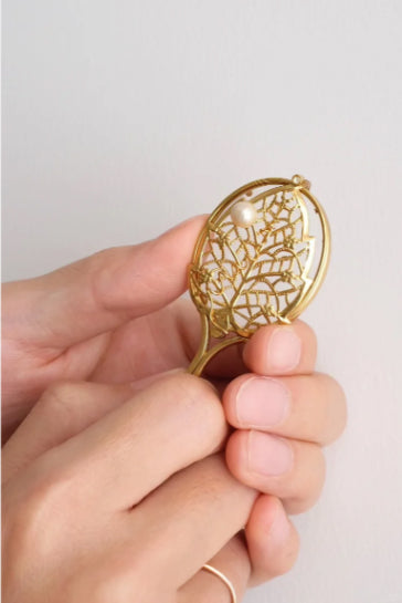 Tennis Racket Locket Necklace