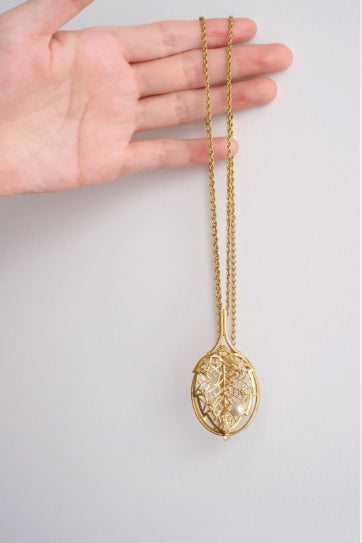 Tennis Racket Locket Necklace