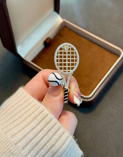 Limited-Edition Tennis Brooch – Only 100 Produced | FREE With $79+ Order | Not Sold Separately