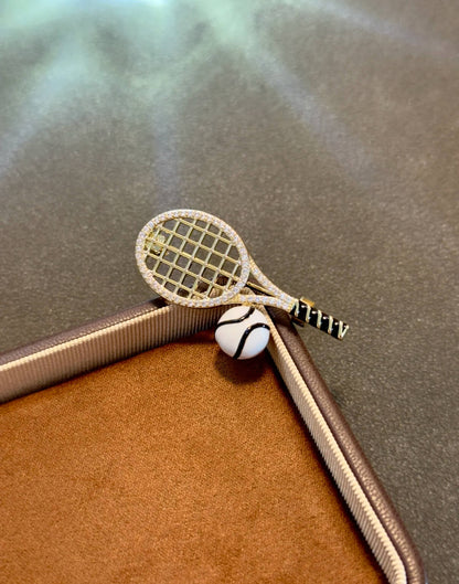 Limited-Edition Tennis Brooch – Only 100 Produced | FREE With $79+ Order | Not Sold Separately