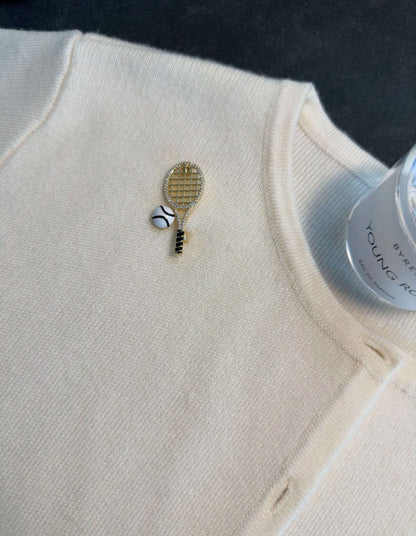 Limited-Edition Tennis Brooch – Only 100 Produced | FREE With $79+ Order | Not Sold Separately