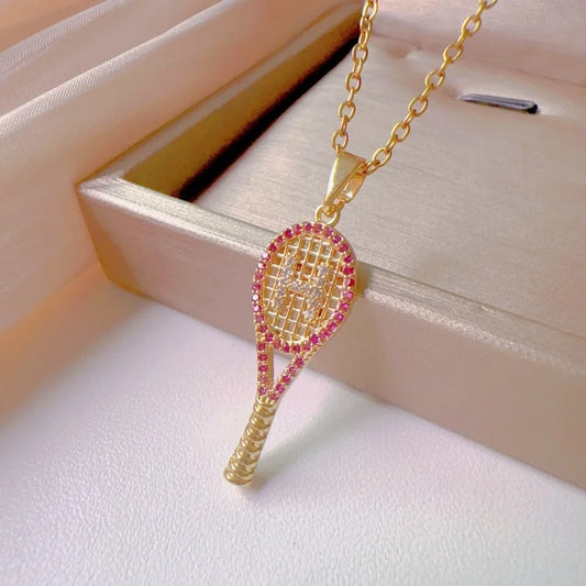 The Pink Ace Necklace