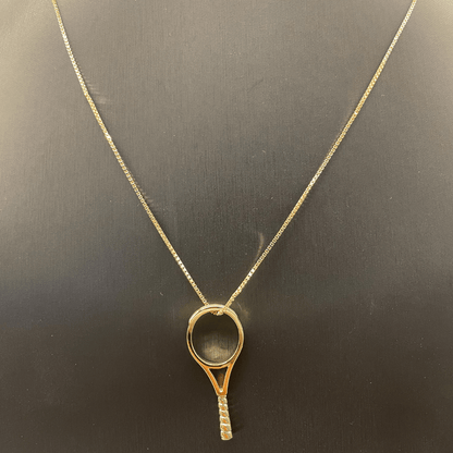 Tennis Racquet Pendant