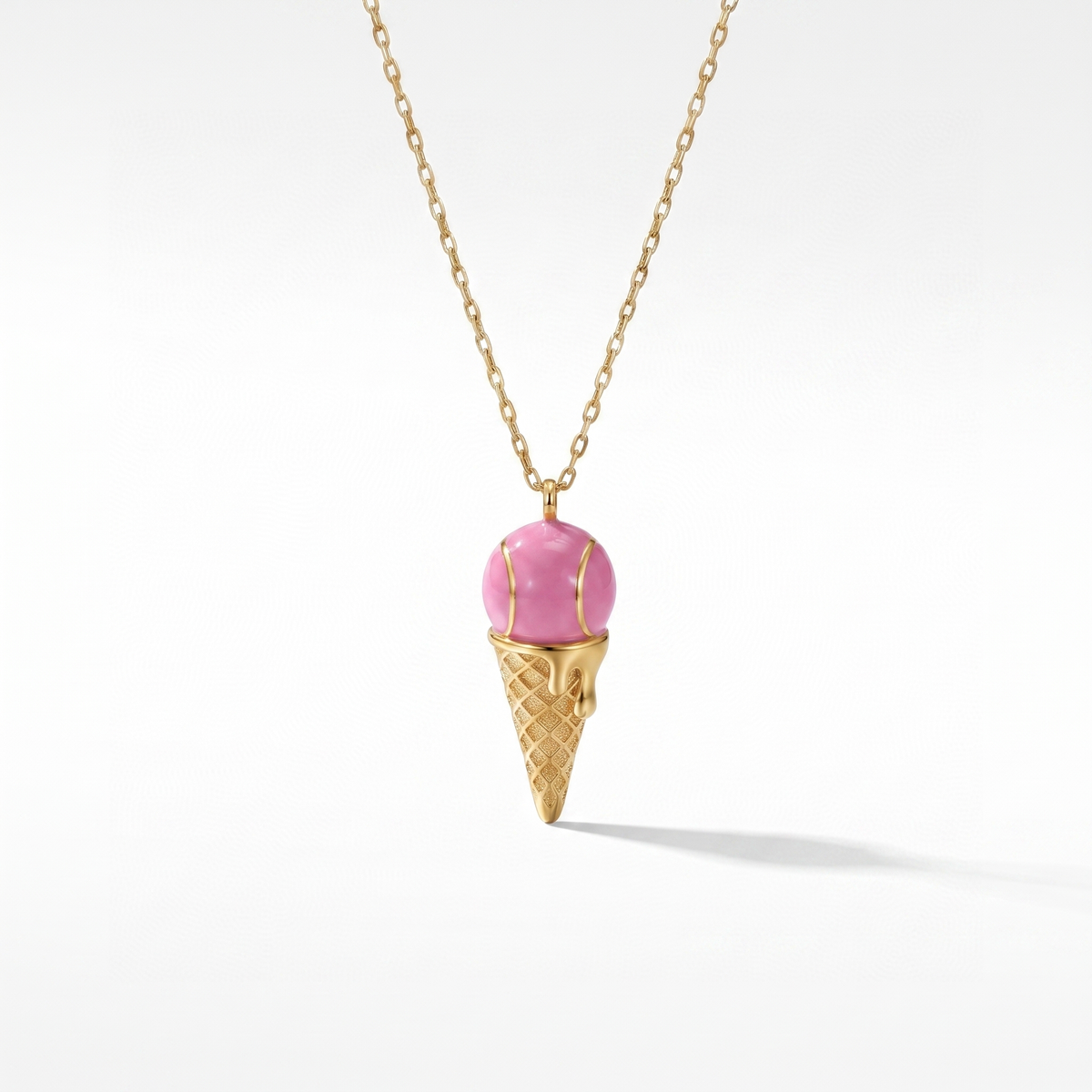 Sweet Serve Tennis Necklace